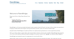 Desktop Screenshot of patentbridge.com
